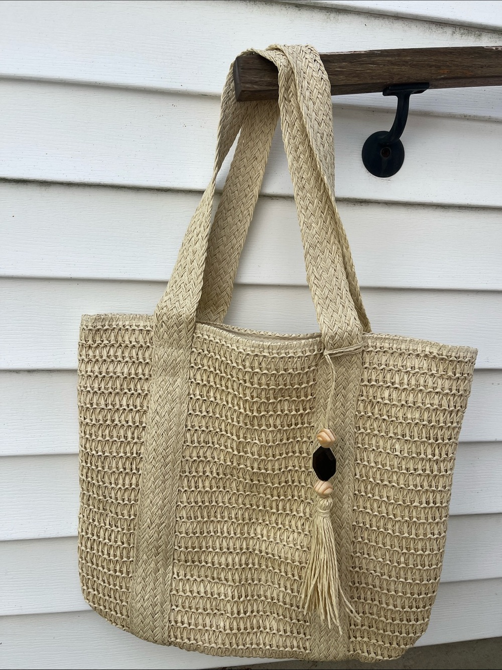 NEW! Woven Straw Tote Bag
